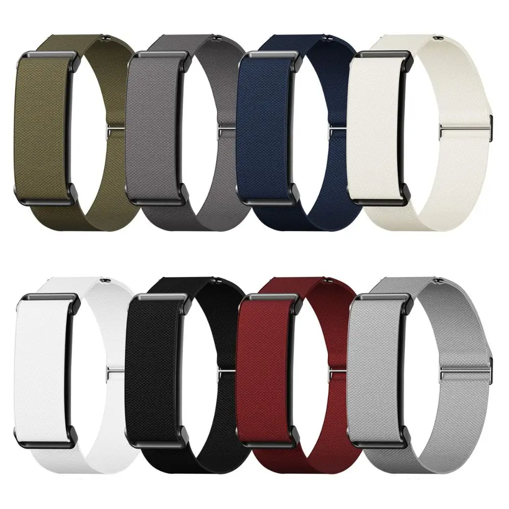 New Nylon Sport Band Elastic Adjustable Bicep Band Breathable Soft Fitness Tracker Strap for Google Fitbit Air for Women Men