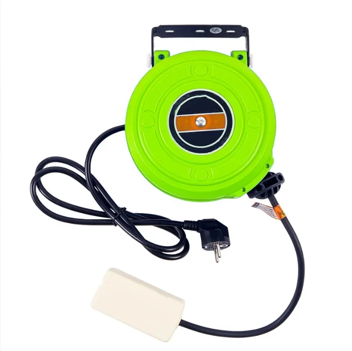 High Pressure Washer Plastic Hose Reel Retractable Car Wash Garden Wall Mounted Hose Reel