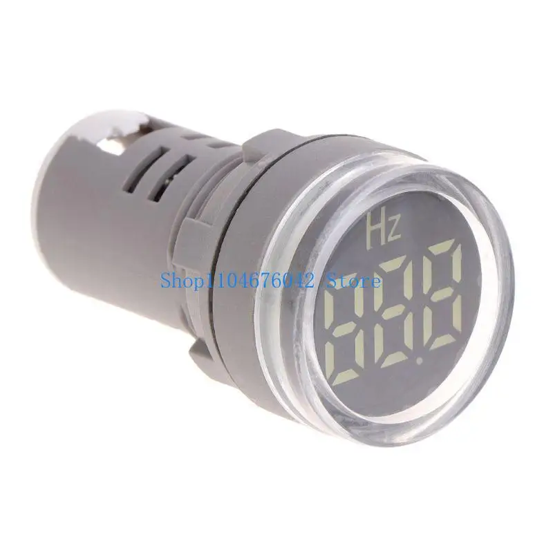 652F LED Display AC Frequency Meter Electricity Hz Light 22mm 5 Colors