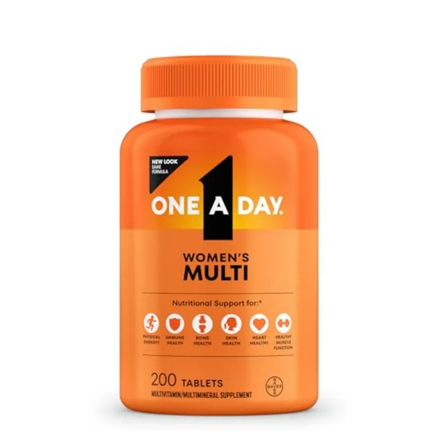 One A Day Multivitamin for Women- Daily Vitamins for Woman with Biotin, Calcium, Folic Acid, Iron and Zinc, Complete Women's Vi