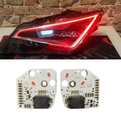 Not RGB Red Blue Yellow Amber Angel Eyes DRL Boards 5F0941475 For 2013-2016 Seat Leon MK3 5F Cupra Daytime Running Light Refit