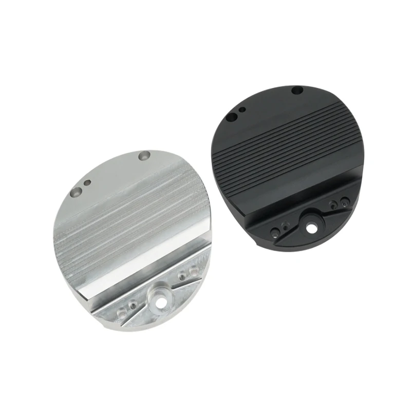 CNC machined aluminum alloy custom chamber components, industrial equipment valve body, porous connection seat