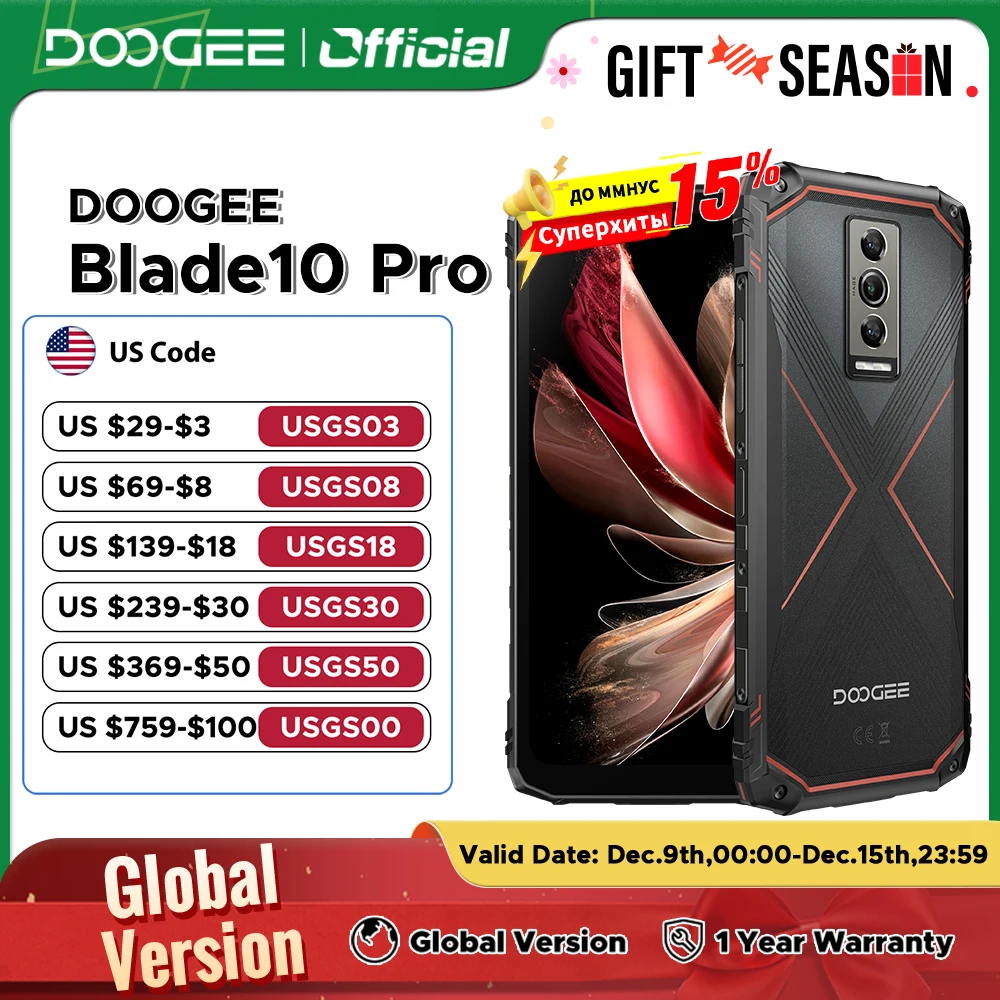 World Premiere DOOGEE Blade10 Pro Rugged Phone 6.56\