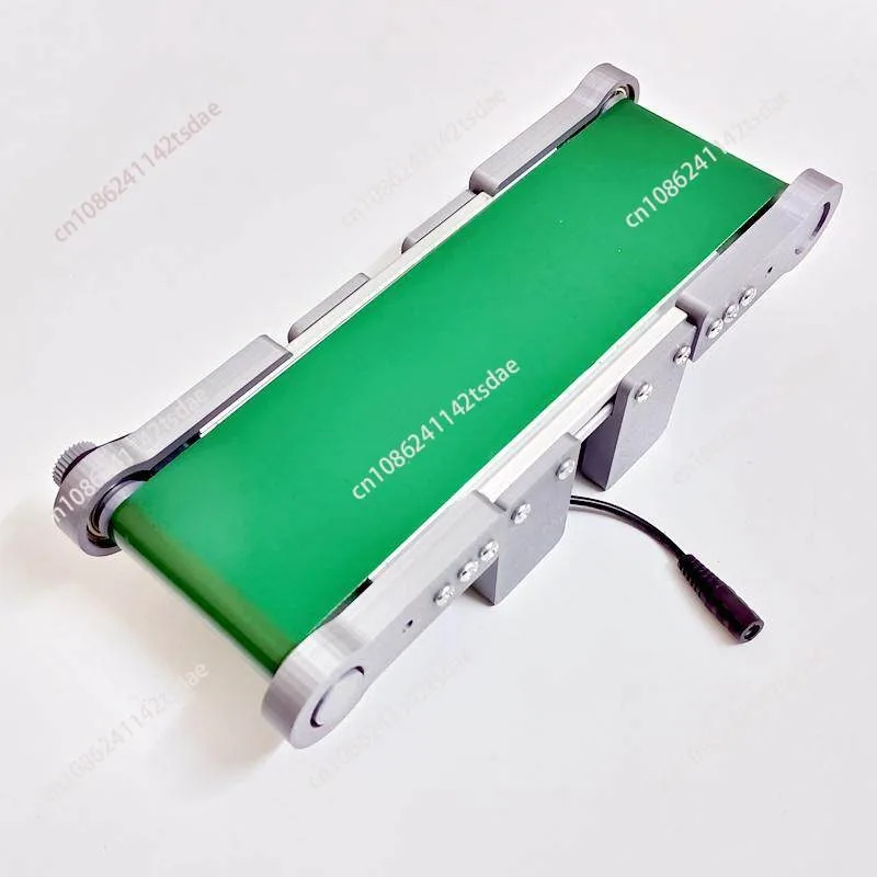 Adjustable speed desktop conveyor belt conveyor assembly line model popular science friction experiment DIY production 30/50cm