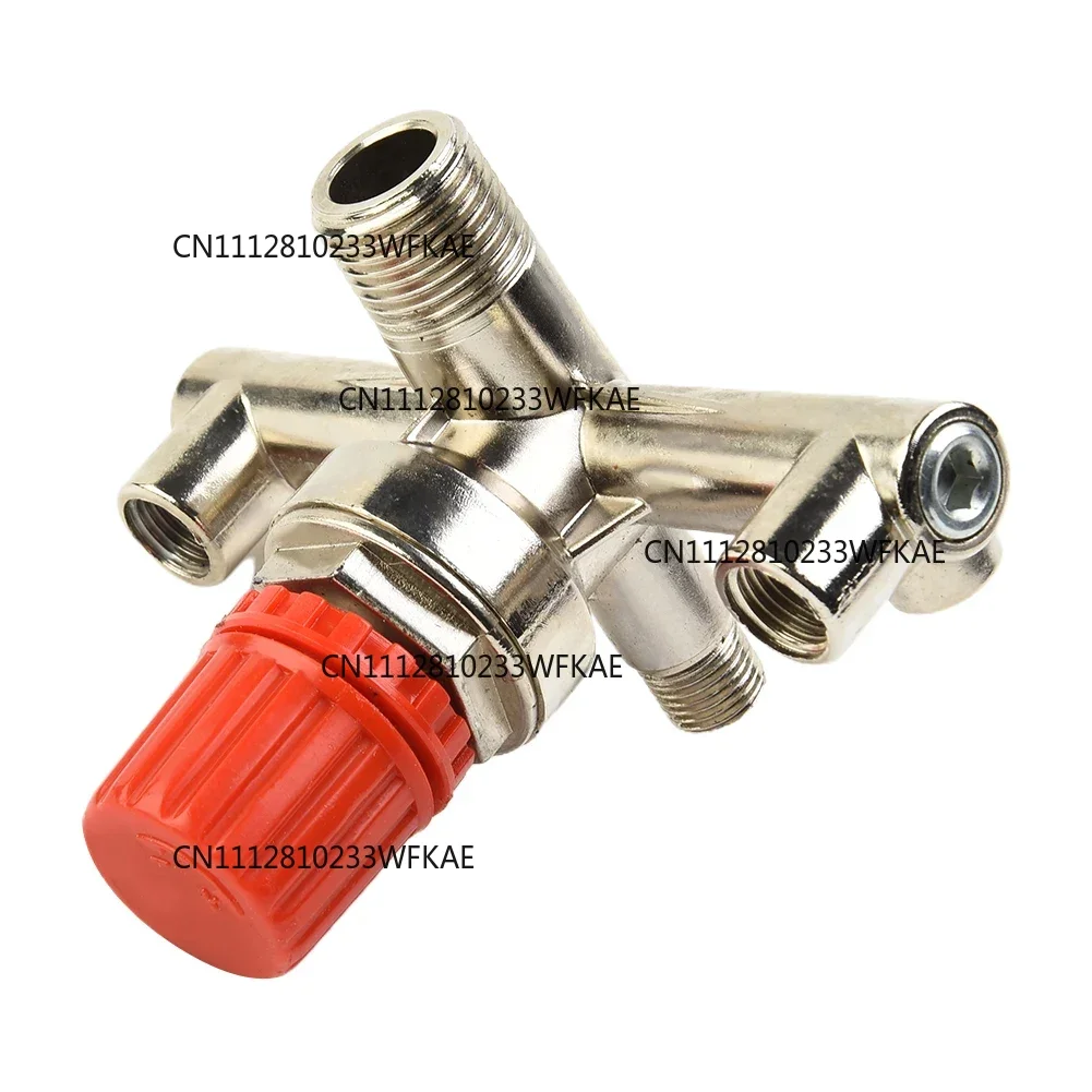 Double Outlet Tube Air Compressor Switch Pressure Regulator Valve Fitting Part Tools Ferramentas Herramientas Multimeter Garden