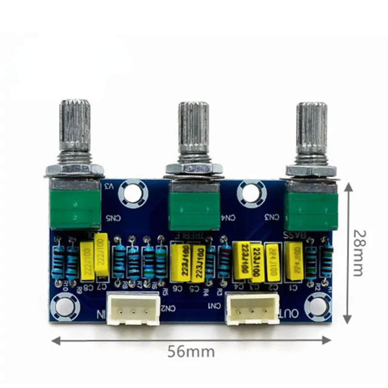 XH-M802 Passive Tone Board Amplifier Preamp Power Module Low High Sound Adjustment Electonic Diy Electronic PCB Board