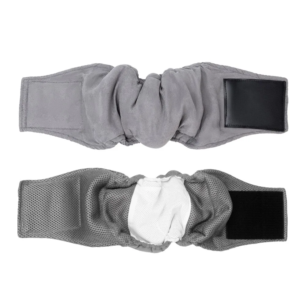 

Breathable Dog Physiological Pants High Absorbing Washable Male Dog Diapers Comfortable Leak-proof Courtesy Pants Heat Season