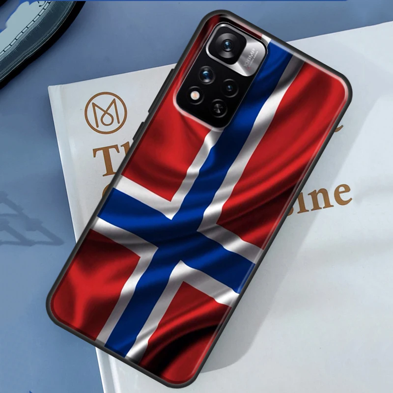 Norway Flag Cover For Redmi 9 10 10A 10C 9A 9C 12C Case For Redmi Note 8 9 10 12 11 Pro 9S 10S 11S