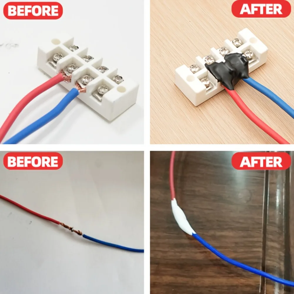 Liquid Insulating Electrical Tape Waterproof High-Temperature Resistant Insulating Adhesive Electrical Wire Cable Coat Glue Kit