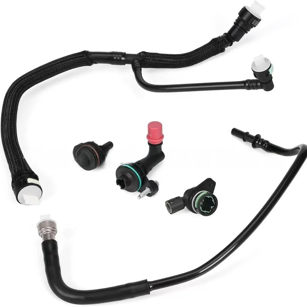 Engine Breather Hose Crankcase Vent Hose Automotive Crankcase Hose PCV Valve Flexible Rubber Sections Vehicle-specific Fit