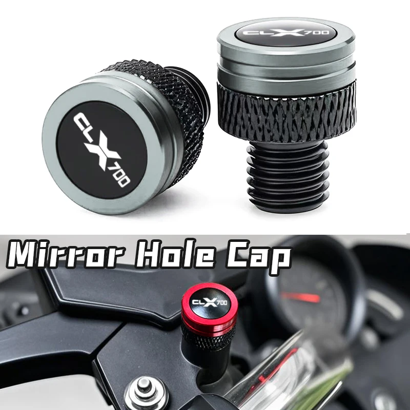 

Fit For CFMOTO clx700 CLX 700 CL-X700 M10X1.25 Motorcycle Accessories CNC Aluminum Rearview Side Mirror Hole Cap Plug Screw