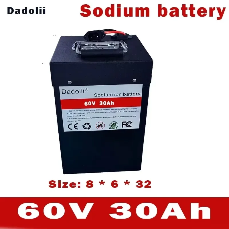 بطارية الصوديوم للسيارة الكهربائية 48v30Ah60V30Ah -40 °   بطارية C، بطارية ليثيوم دراجة نارية كهربائية ثلاثية العجلات