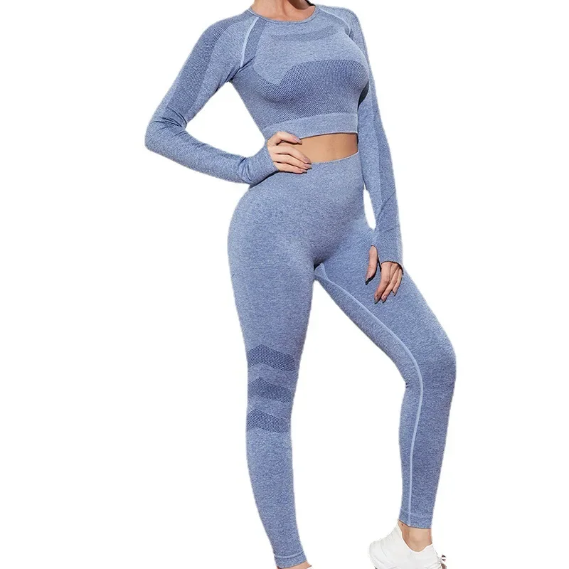 Long Sleeve Pants Sports Yoga Two-piece Set