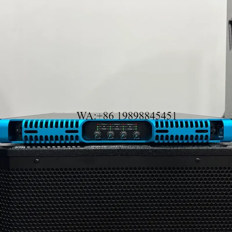 WMWMNU Hot Sale Class D Professional Power Amplifier 1U 4-Channel 2000W Per Channel Stereo Audio Amp for Subwoofer Stage
