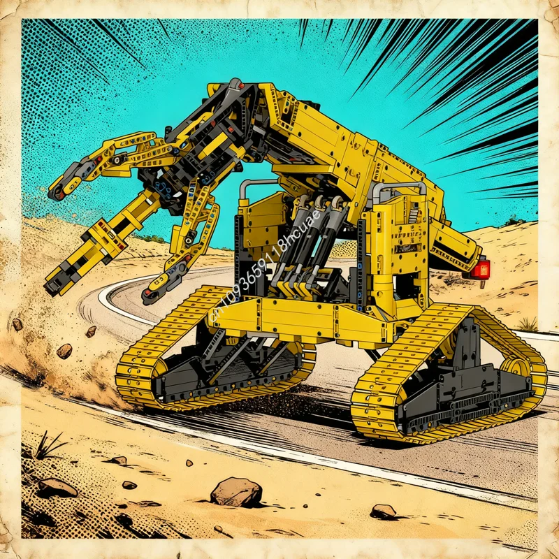 

2406pcs MOC MANIPULATOR CRAWLER MK 2 Technical Model Building Christmas Gift Blocks Toy Creative Idea Education Brick Birthday