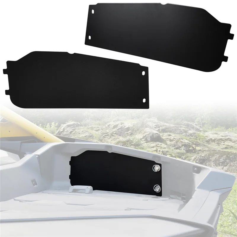 

Off-Road Motorcycle UTV Left And Right Sides Storage Door Cover Rear Cargo Box Cover Kit For Can-Am Maverick R 2024-Boom