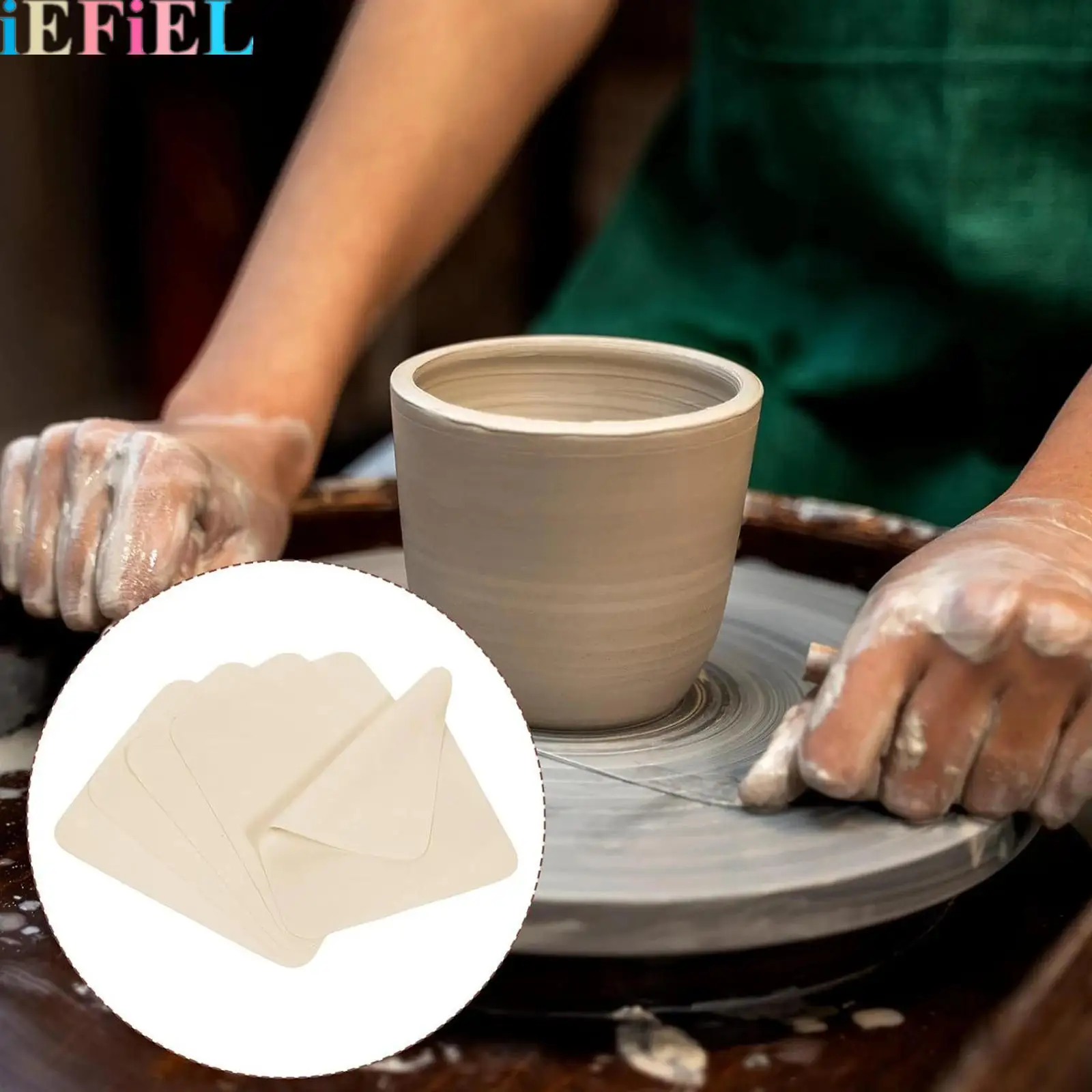 

Soft Artist Suede Cloth Artificial Suede Pottery Tools for Smoothing Pot Rim Ceramic Clay Craft Supplies