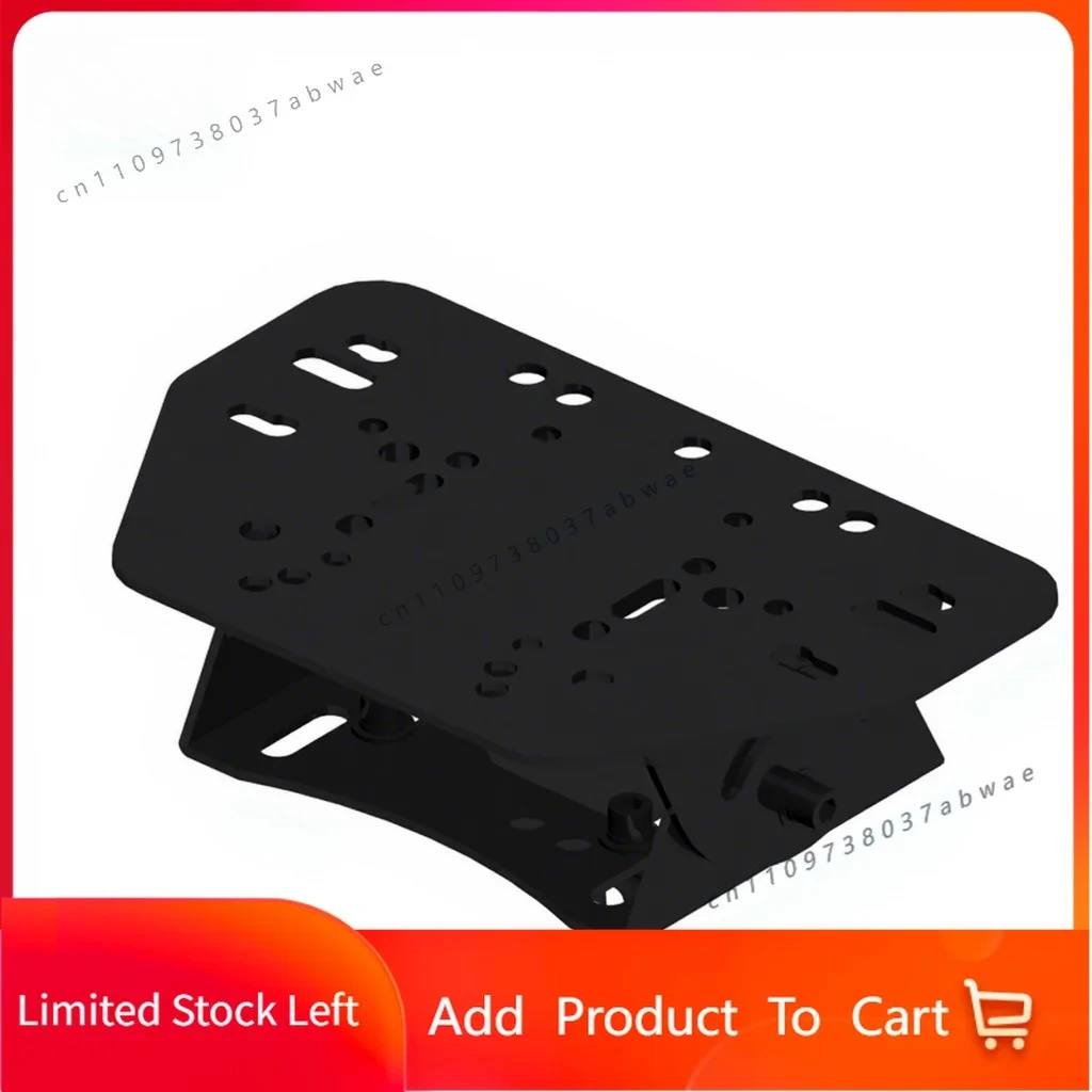 Heavy Duty Steering Wheel Base for Sim Racing Cockpit Rig Adjustable Aluminum Mount Bracket for Racing Driving Simulator Setup