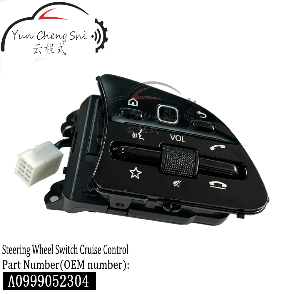 Multifunctional Steering Wheel Switch A0999052304 for Mercedes-Benz A220 C300 E300 G550