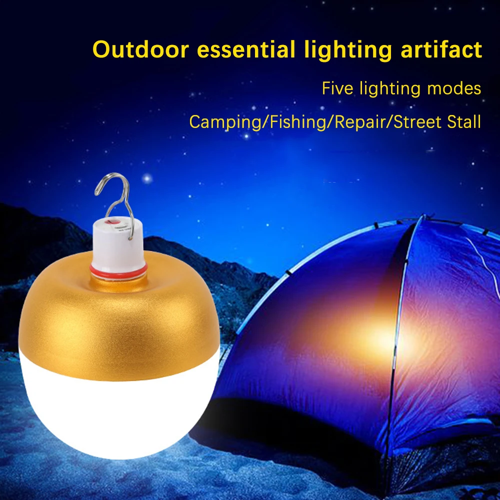 Apple Led Lights 15600mah Portable High Power Rechargeable Emergency Bulb Outdoor Camping Equipment Tent Lantern Fishing Light