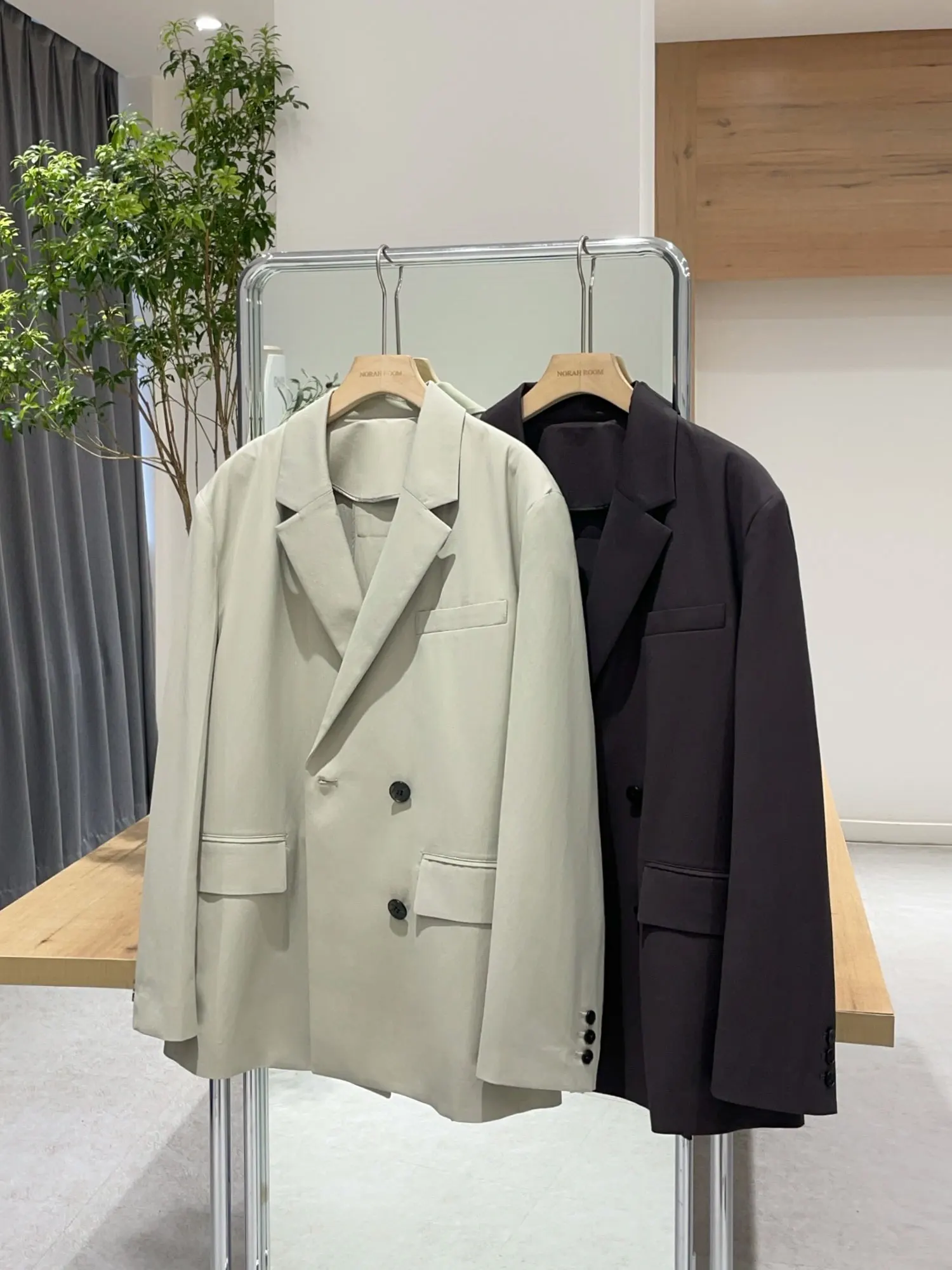 

Nuo Xiaola Authentic 2025 Autumn New Brand Loose Casual Belted Suit Jaet Simple mat Sle Women's Casual Wear