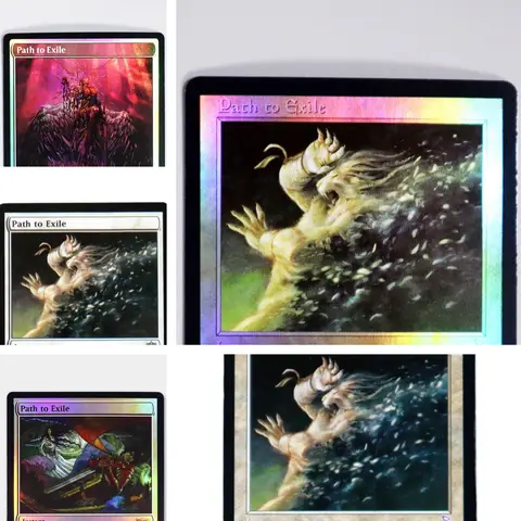 추방 TCG 마법 프록시 카드 게임에 대한 경로 블랙 최고 품질 프록시 수집 보드 게임 트레이딩 카드