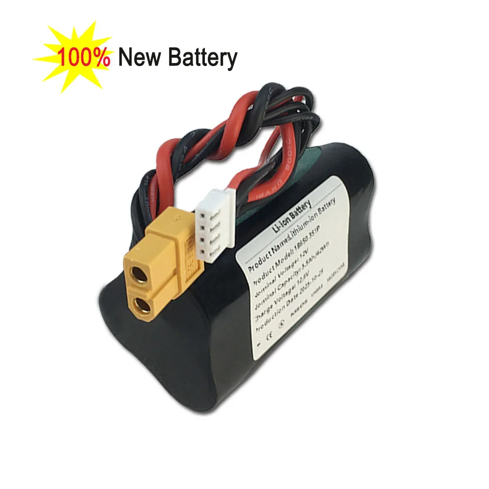 3S1P 12V 3500mAh  42Wh UAV Rechargeable Li-ion Battery, for Various RC Airplane Quadrotor Connector XH2.54+XT60