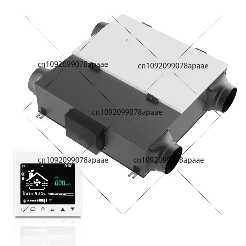 

Suitable for Home & Office, Energy Recovery Ventilation Unit - ERV Fresh Air System
