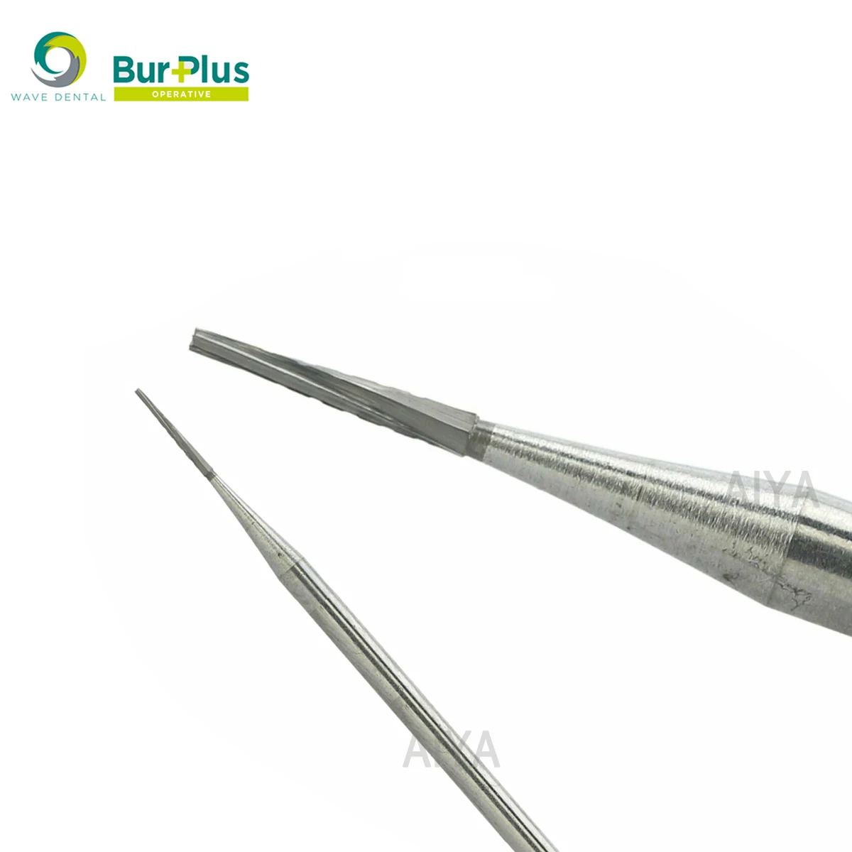 WAVE Dental Tungsten Carbide Burs Low Speed Bur Dental Drills Tapered Fissure Head Cross Cut HP For Straight Nose Cone Handpiece