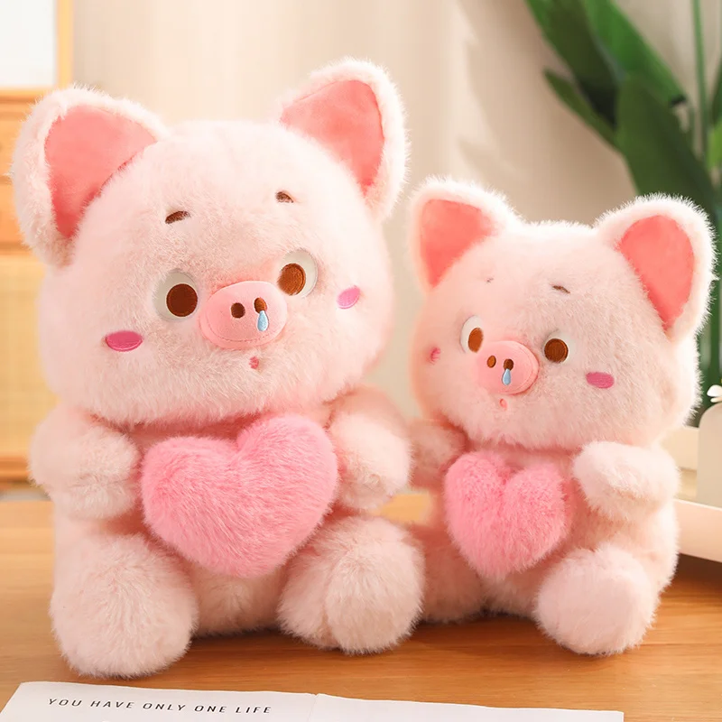 30cm 40cm 50cm Cute Love Pig Throw Pillow Kawaii Soft And Comfortable Sleeping Doll Home Decoration Holiday Gift Send Family