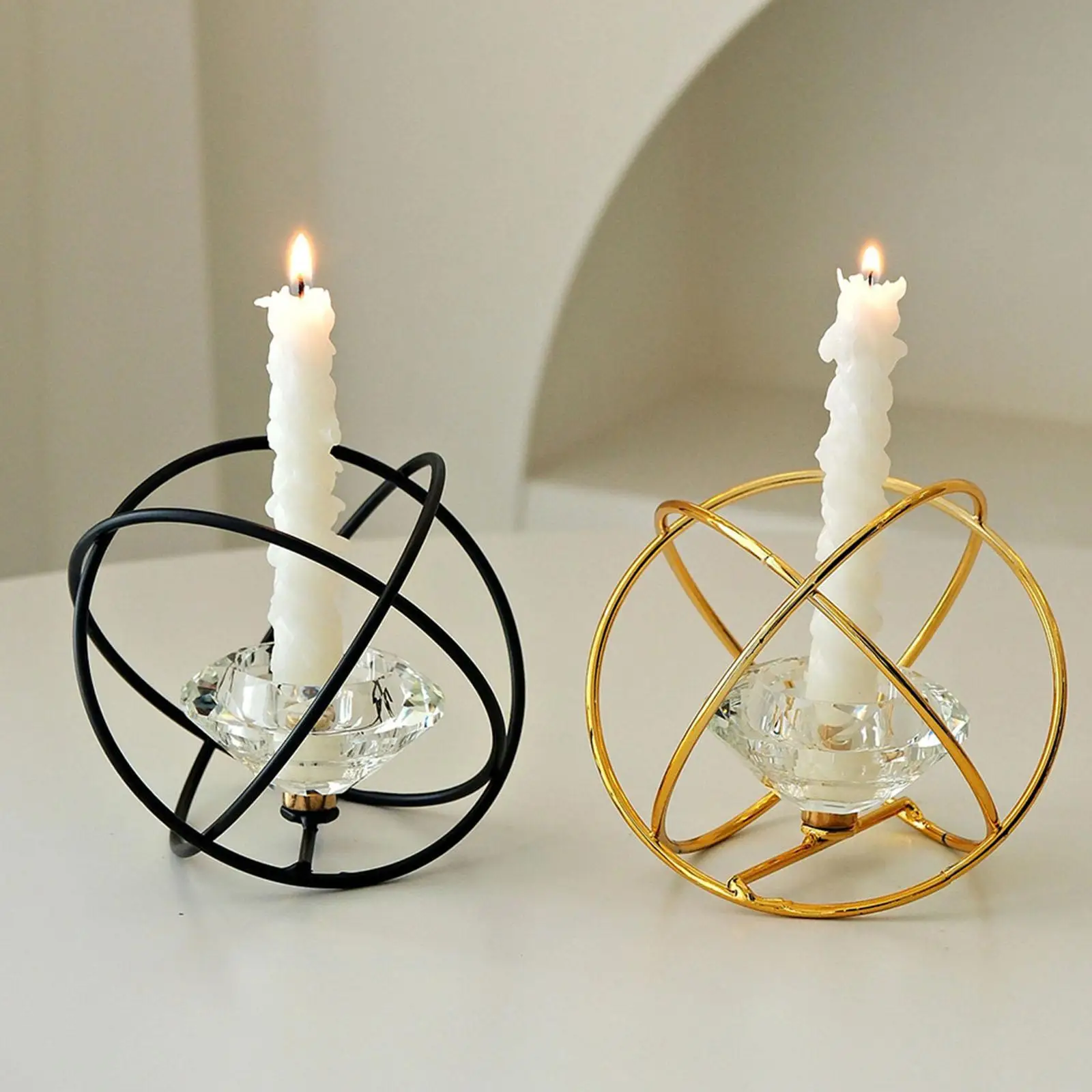 

Candlestand Candlestick Stand Minimalism Tealight Candle Holder Tea Light Candle Stand for Decor Tabletop Wedding Birthday