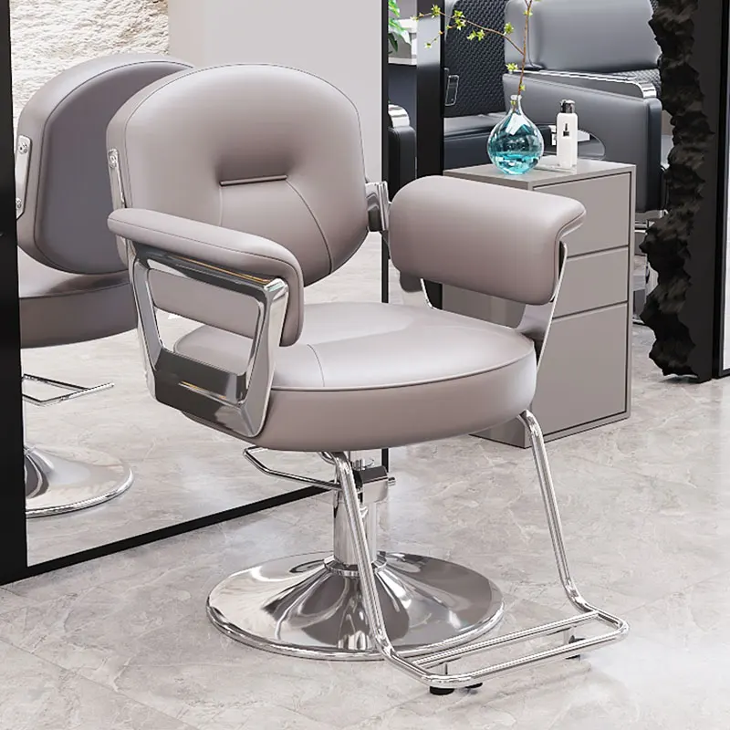Professional Working Luxury Barber Chair Recliner Styling Cosmetic Barber Chair Barber Shop Cadeira Giratoria Salon Furniture