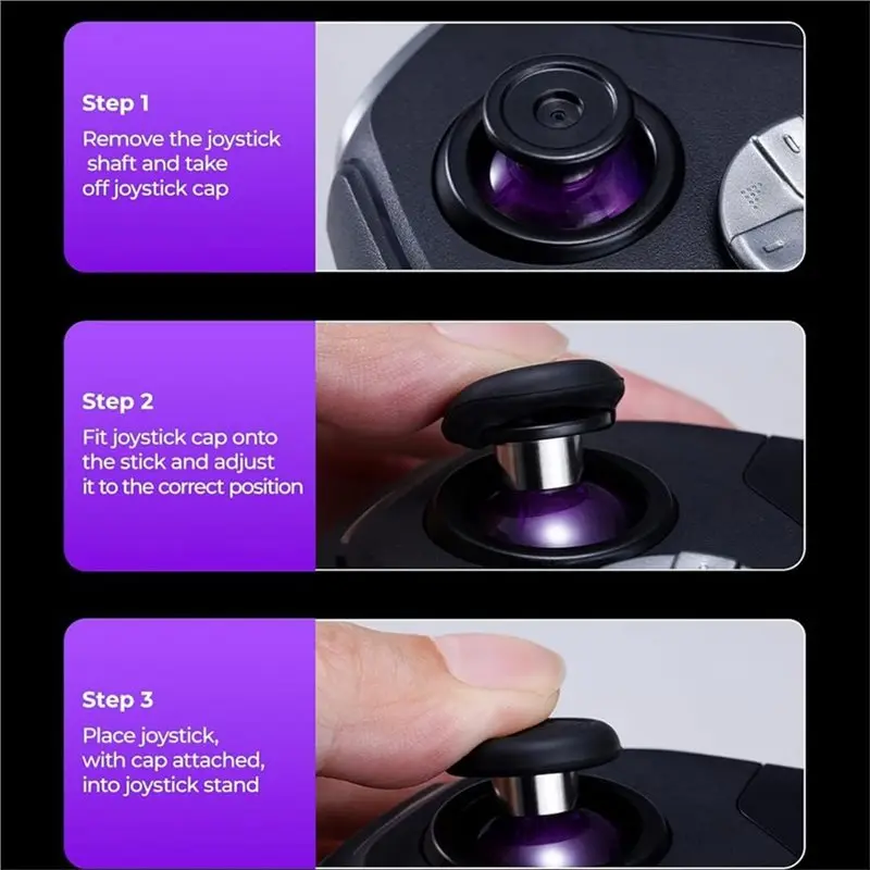 For Leadjoy Xeno Plus Gaming Controller Dedicated Joystick Caps And Motion Caps Set For Enhanced Gaming Experience Set1