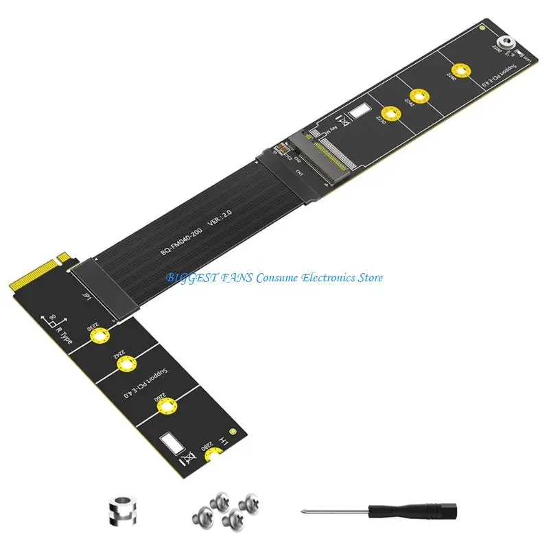  Two Direction M.2 NVME Adapters 20cm Flexible Circuit Board Ssds Connectors