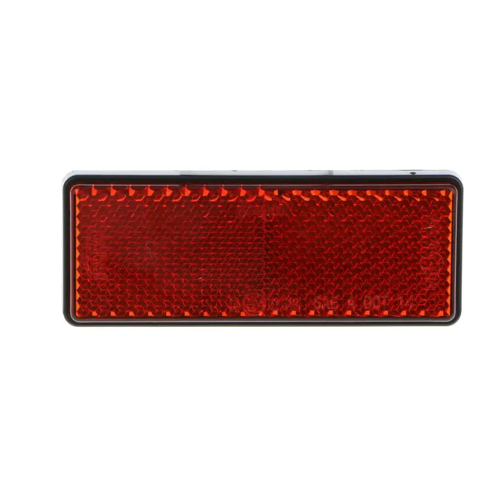 Motorcycle Reflectors Plastic Cycle Bike Car Bicycle Light Strip Self Adhesive for Enhanced Visibility and Safety