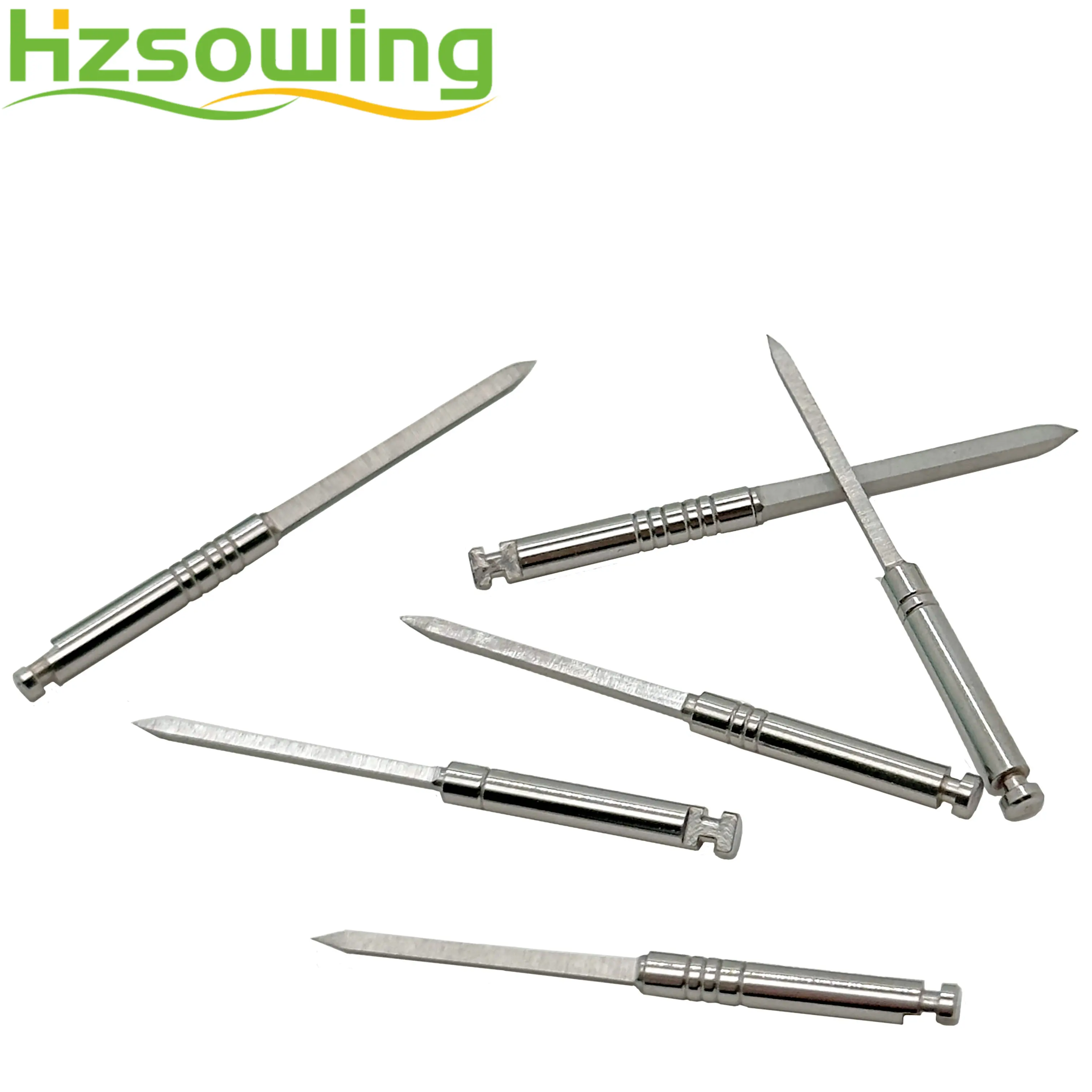 Dental Reamers Drills Square Stainless Steel Bit For Screw Post Clinic Lab Material 6pcs in Box