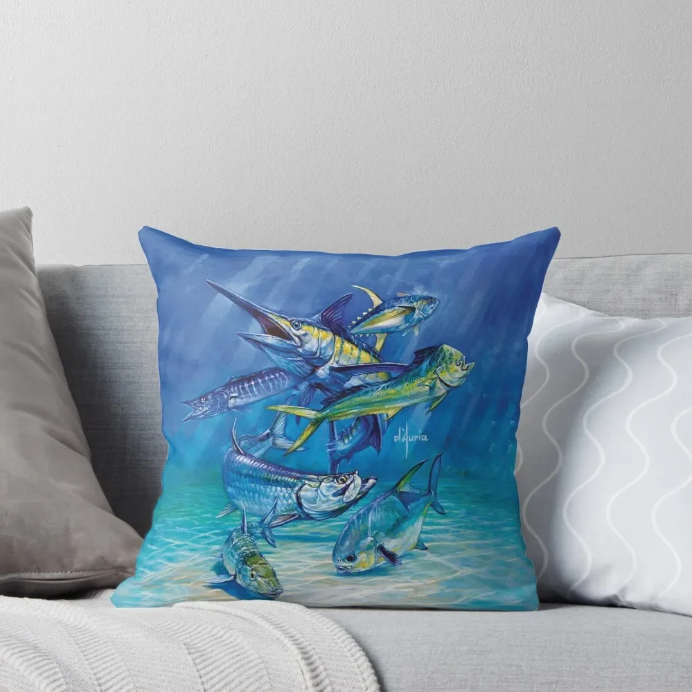 Inshore - Offshore Throw Pillow Anime Marble Cushion Cover Cushions Cover Cushions Home Decor pillow