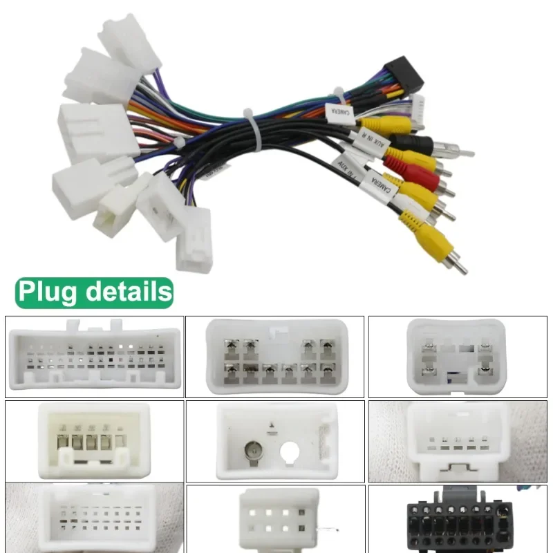 For Subaru Forester 2015-2019 Car Radio Wiring Harness Adapter Cable and CANBUS Decoder Options