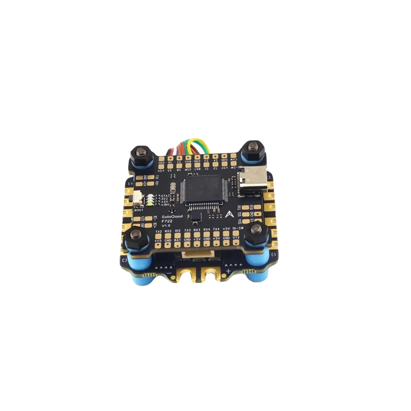 SoloGood F722 Stack ICM42688P F722 Flight Controller BLHELI_S 60A 4in1 ESC 30.5X30.5mm 2-6S for FPV Freestyle Drones Parts