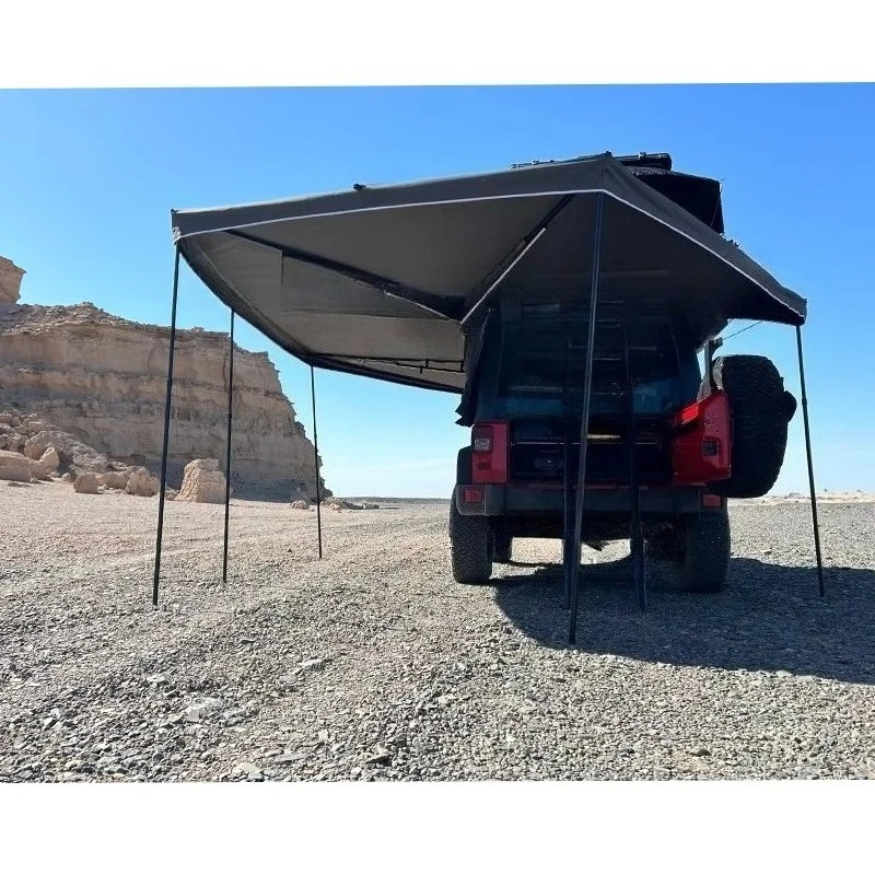 270 Awning Walls  Car 270 Degree Awning Tent Vehicle Side LED Light 4x4 4wd SUV Car Awning 270 Degrees Manual Control