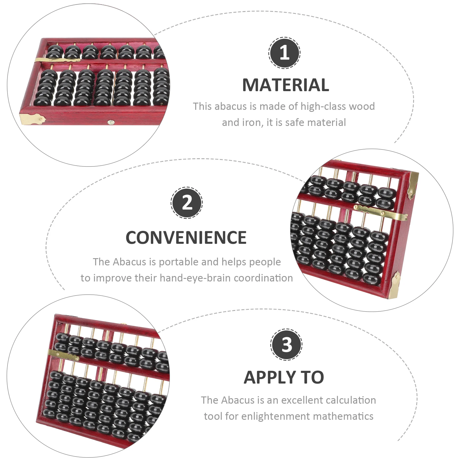 الأطفال المعداد خشبية 13 عمود الرجعية الرياضيات أداة التعلم للأطفال حساب تطوير الدماغ اللوازم المدرسية