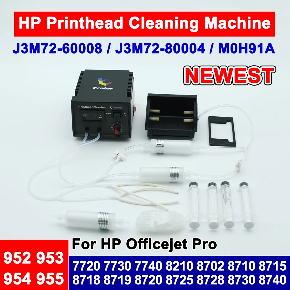 95U 952 953 954 955 Printhead Cleaning Machine Washer Unclog Reverse For HP Officejet Pro 7740 8210 8702 8710 8715 8720 8725