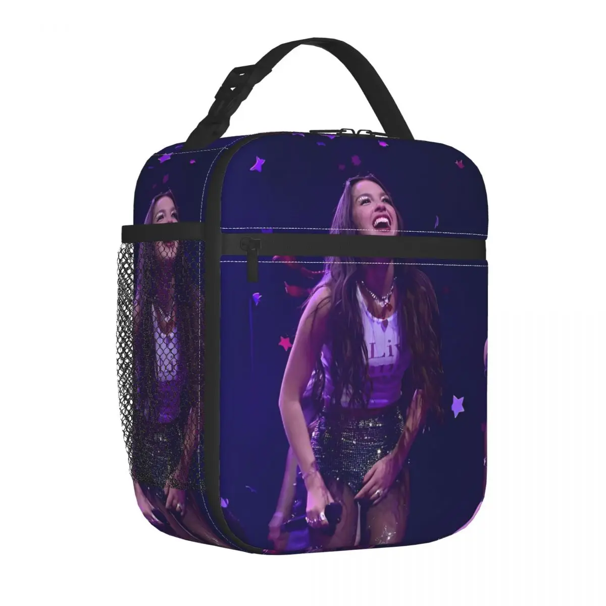 Olivia Vampire Rodrigos GUTS Music Tour Insulated Lunch Bags Thermal Bag  Meal Container Large Lunch Box Tote Men Women Picnic