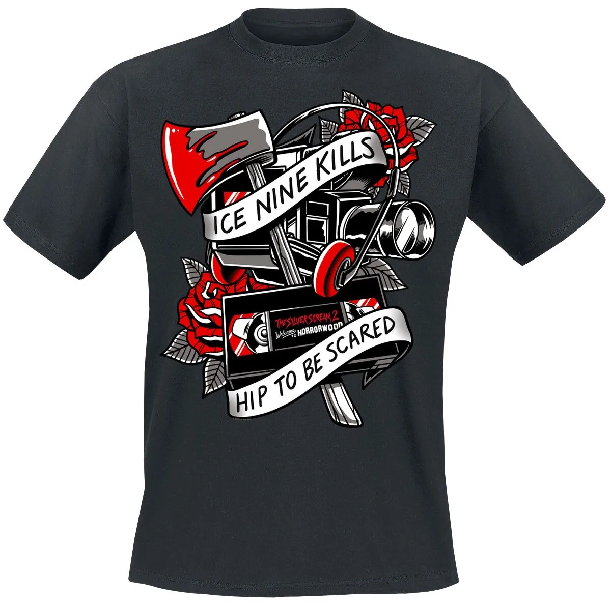 Ice Nine Kills The Silver Scream 2 Unisex Cotton T-shirt Tattoo Style Print Horror Metal Casual Tee