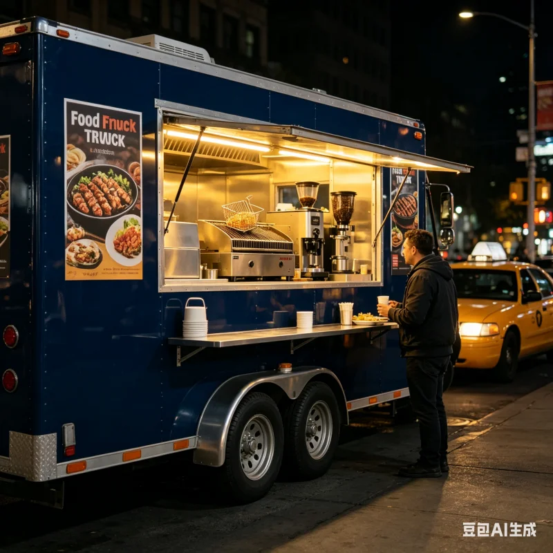 

Ce Certified Food Trailer Concession Cart For European Market Compliance Fully Equipped Mobile Kitchen For Catering Business