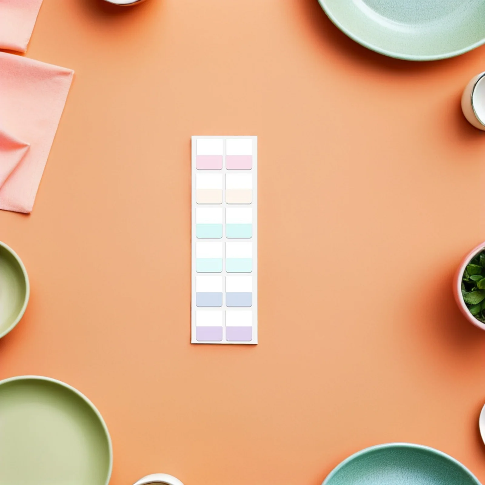 240 قطعة علامات الصفحة اللاصقة النابضة بالحياة تسميات كتاب علامات التبويب التوضيحية لأجهزة الكمبيوتر المحمولة الكتاب المقدس الموثق مجلد ملفات مخطط الإمدادات #5