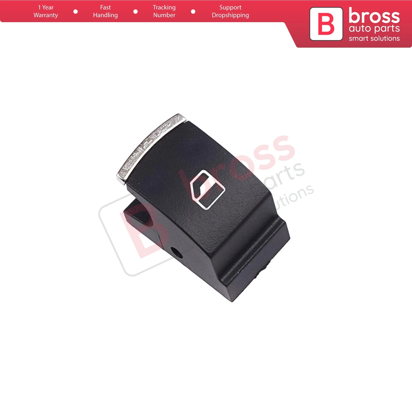 BDP994 Window Master Switch Button Cap Cover Chrome Edge 5ND959857 for VW Golf Jetta MK5/MK6 Passat B6 Tiguan Touran Polo.