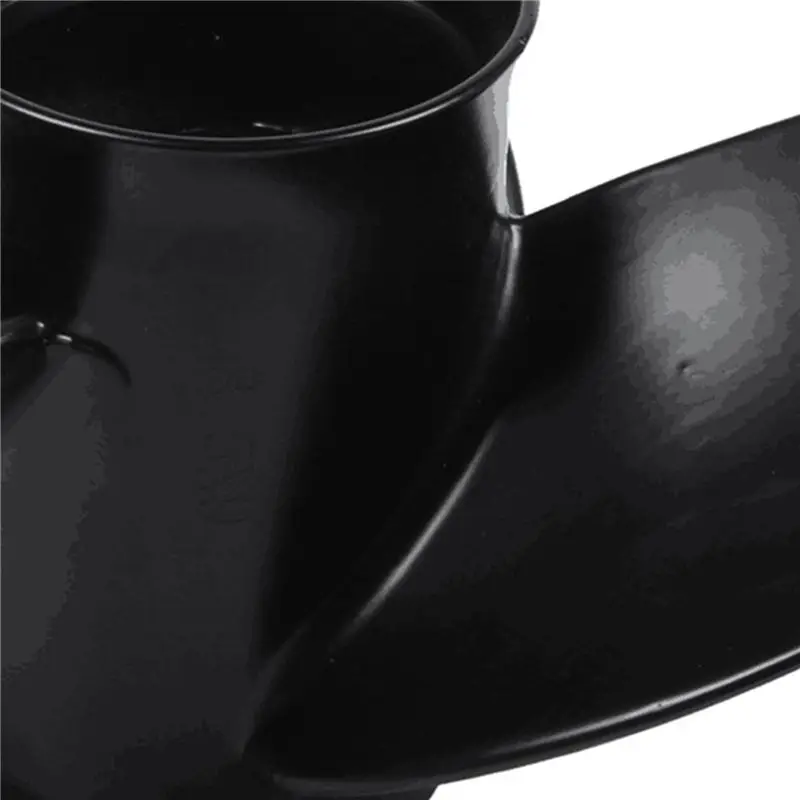 M93K-2X 8-9.8HP 3 Blades 3B2W64517-1 8.5X9 Outboard Propeller Boat For Tohatsu Nissan Mercury 12 Spline Tooths Black