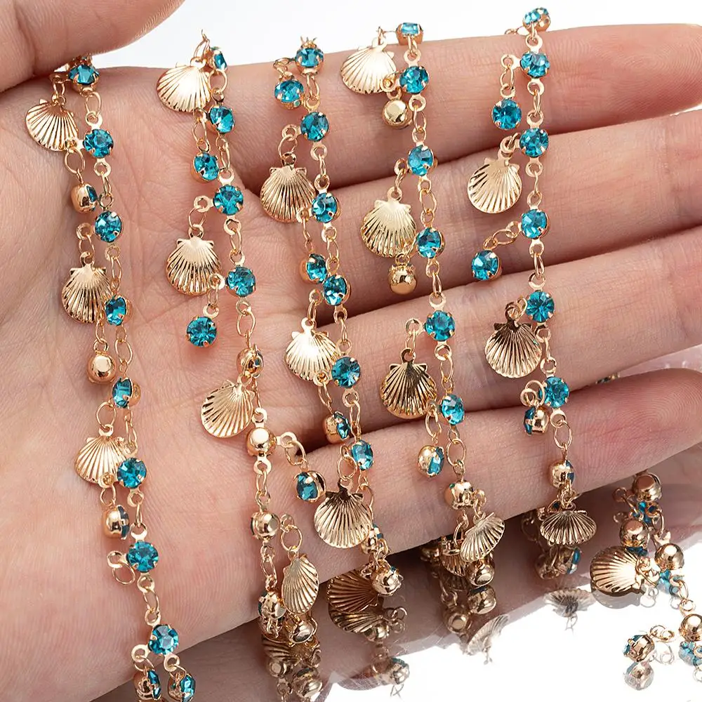 Fashion 1M2M Diverse Styles Combo Copper Chains Vintage Necklace Bracelet Jewelry DIY Making Components Accessories Wholesale