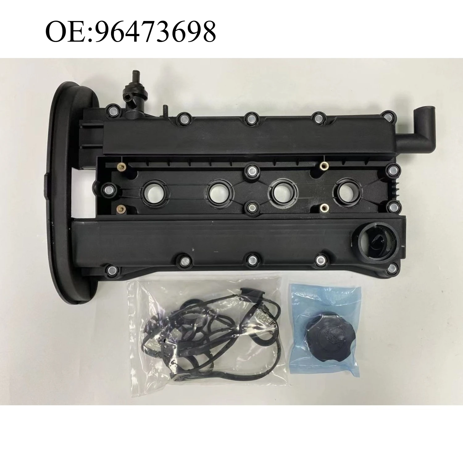 Automotive Valve Cover OE: 96473698 For Chevrolet AVEO / KALOS, Lacetti, Kalos, and Lacetti
